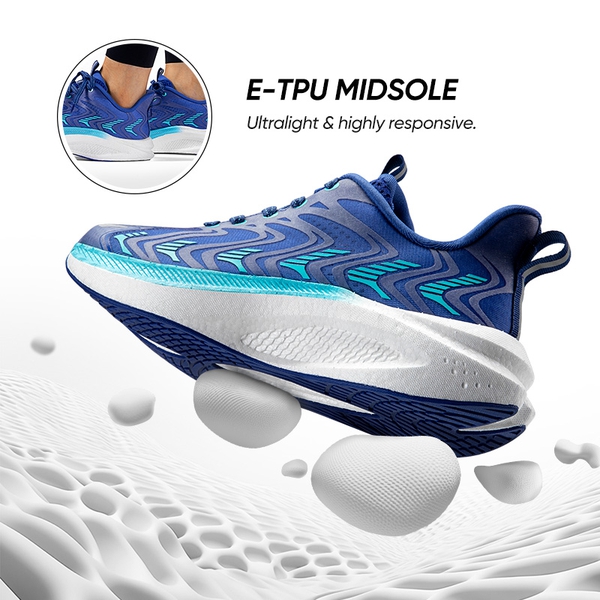 [FlyLife] Women's Breathable Lifestyle Sneakers - BLUE - 1